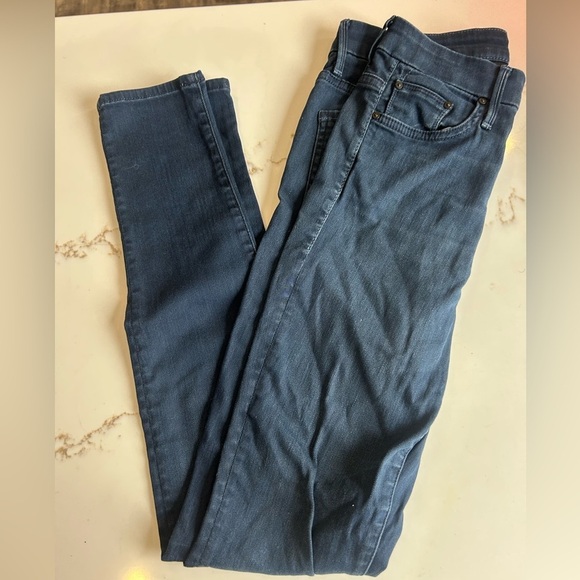 MOTHER denim straight leg skinny jeans size 26 - Picture 1 of 3